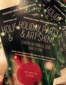Come over to out Holiday Party and Art show! 