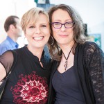 Carla and me at art reception String of Life. ©PernilaPersson.com 2014
