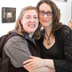 Dani and me at art reception; String of Life. ©PernilaPersson.com 2014